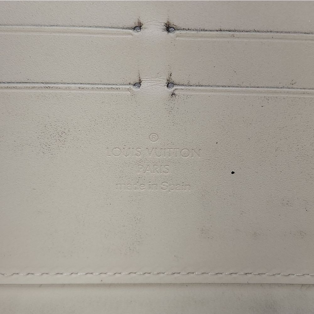 Authentic Louis Vuitton Yellow Vernis Zipper Around Wallet W/ Dust Bag - Picture 12 of 17